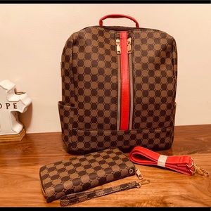 NWT 2 pcs Backpack and wallet set